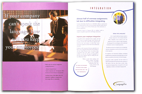 LAnguagePro - product brochure design by Al Belote